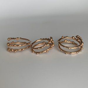 Kendra Scott Rose Gold Ring Set